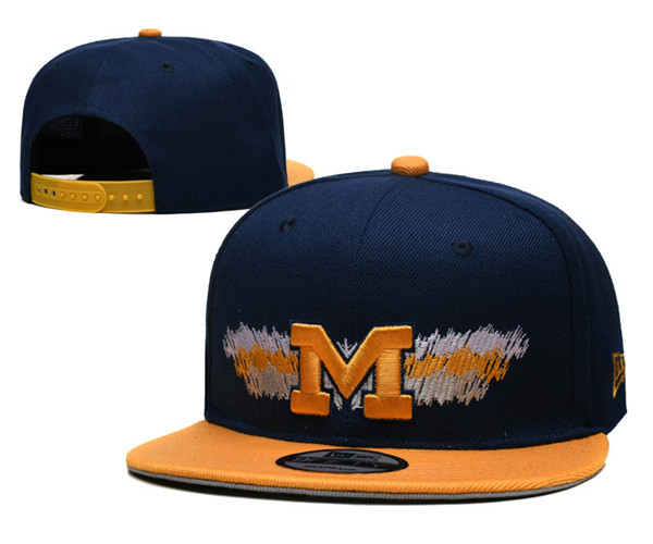 Michigan Wolverines Stitched Snapback Hats 003